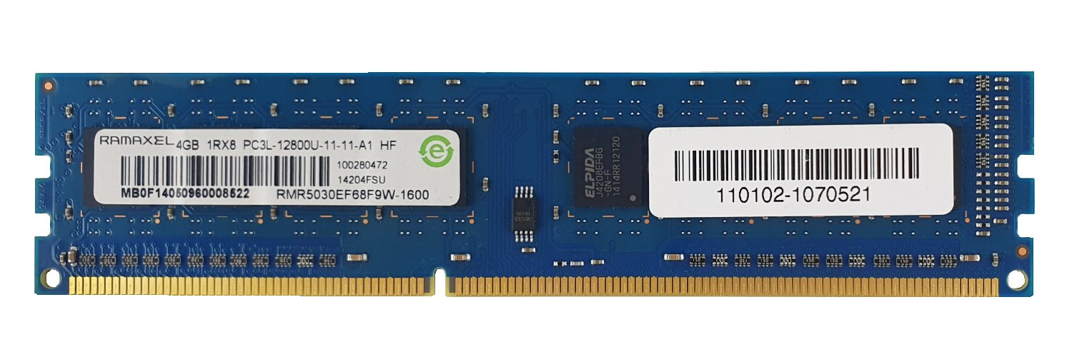 Memory Ram 1x 4gb Ramaxel Non Ecc Unbuffered Ddr3 1rx8 1600mhz Pc3 Udimm Rmr5030ef68f9w Ram Memory Non Ecc Memory Ddr3 Non Ecc Pc3 1600mhz Esus It