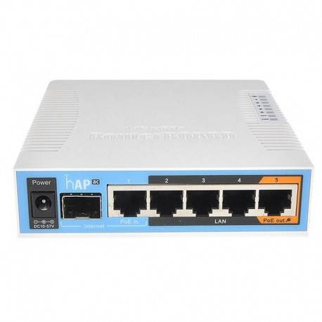 Access Point Mikrotik RB962UiGS-5HacT2HnT 2,4 GHz | 5 GHz 1750 Mbps  802.11 a/b/g/n/ac