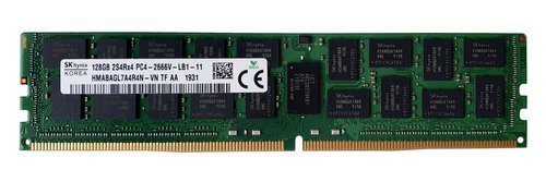 Memory RAM 1x 128GB Hynix ECC LOAD REDUCED DDR4 2S4Rx4 2666MHZ PC4-21300 LRDIMM | HMABAGL7A4R4N-VN