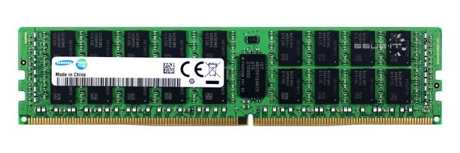 Memory RAM 1x 16GB Samsung ECC REGISTERED DDR4 2Rx8 2666MHZ PC4-21300 RDIMM | M393A2K43DB2-CTD