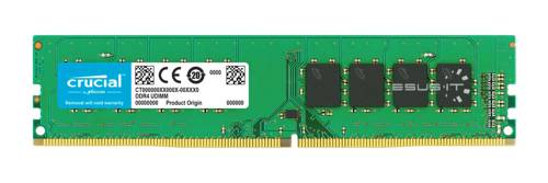 Memory RAM 1x 8GB Crucial NON-ECC UNBUFFERED DDR4 2666MHZ PC4-21300 UDIMM | CT8G4DFRA266