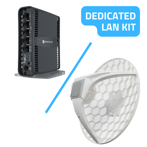 Mikrotik dedicated kit for building LAN in remote location