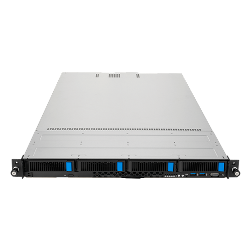 Server platform ASUS 1U RS700A-E12-RS4U/10G/2.6kW/4NVMe/GPU 90SF02D1-M00910 AMD x 2 DDR5 x 24 4 x 3.5" NVME/SATA/SAS PSU 1+1