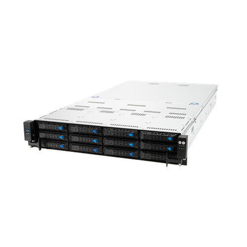 Server platform ASUS 2U RS520A-E11-RS12U/800W/12NVMe 90SF01Q1-M00280 AMD x 1 DDR4 x 16 14 x 3.5" U.2/U.3/SATA/SAS/NVME PSU 1+1