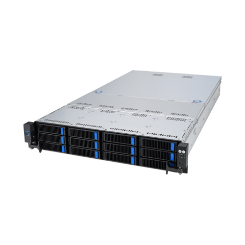 Server platform ASUS 2U RS520A-E12-RS12U/1G/1.6kW/12NVMe/RH/OCP/GPU 90SF02G1-M002Z0 AMD x 1 DDR5 x 24 12+2 x 3.5" SATA/SAS/NVME PSU 1+1