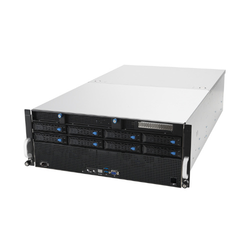 Server platform ASUS 4U ESC8000A-E11-SKU1/3KW(2+2)/2PCIe/2NVMe 90SF0214-M000V0 AMD x 2 DDR4 x 32 10 x 2.5" SATA/SAS+2NVME PSU 2+2