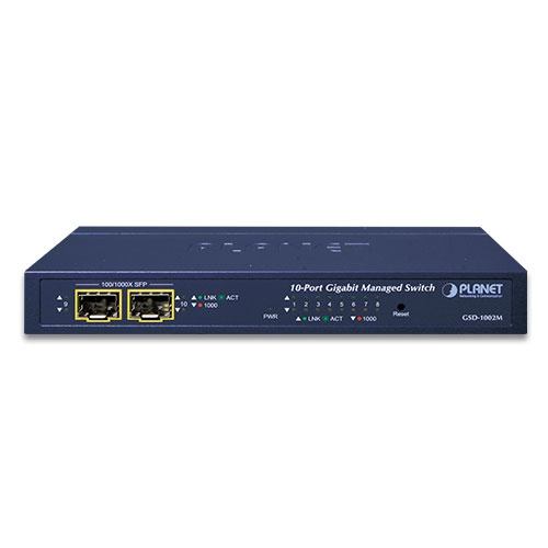 Switch Planet GSD-1002M 8x 1Gb 2x SFP