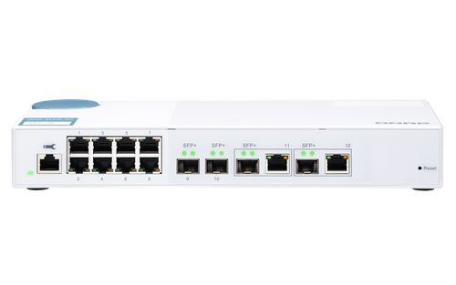 Switch QNAP QSW-M408-2C 8x 1Gb 2x SFP+ 2x RJ-45/SFP+