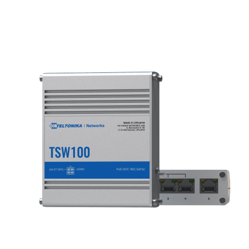 Switch Teltonika TSW100 5x 1Gb 120 W PoE+