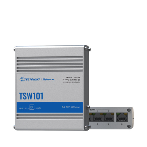 Switch Teltonika TSW101 5x 1Gb 60 W PoE+