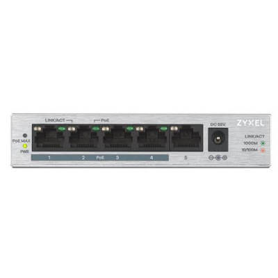 Switch Zyxel GS1005HP-EU0101F 5x 10/100/1000 60 W PoE