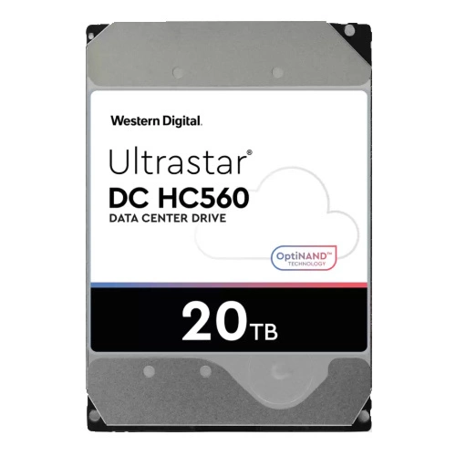 Hard Disk Drive Western Digital Ultrastar DC HC560 3.5'' HDD 20TB 7200RPM SAS 12Gb/s 512MB | 0F38652