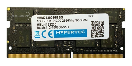 Memory RAM 1x 16GB HYPERTEC SO-DIMM DDR4 2666MHZ PC4-21300 | MEM2130016GBS