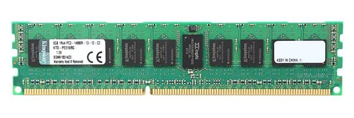 Memory RAM 1x 8GB Kingston ECC REGISTERED DDR3  1866MHz PC3-14900 RDIMM | KTD-PE318/8G