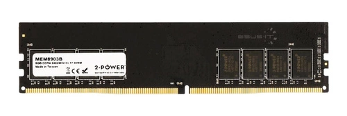 Memory RAM 1x 8GB 2-POWER NON-ECC UNBUFFERED DDR4 2400MHz PC4-19200 UDIMM | MEM8903B