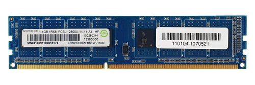 Memory RAM 1x 4GB Ramaxel NON-ECC UNBUFFERED DDR3 1600MHz PC3-12800 UDIMM | RMR5030ME68F9F-160