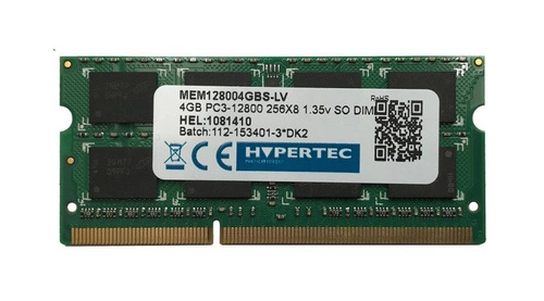 Memory RAM 1x 4GB HYPERTEC SO-DIMM DDR3 1600MHz PC3-12800 | MEM128004GBS-LV