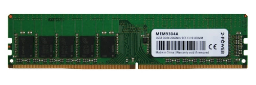 Memory RAM 1x 16GB 2-POWER ECC UNBUFFERED DDR4 2Rx8 2666MHZ PC4-21300 UDIMM | MEM9304A