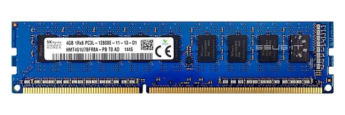 Memory RAM 1x 4GB Hynix ECC UNBUFFERED DDR3  1600MHz PC3-12800 UDIMM | HMT351U7CFR8A-PB